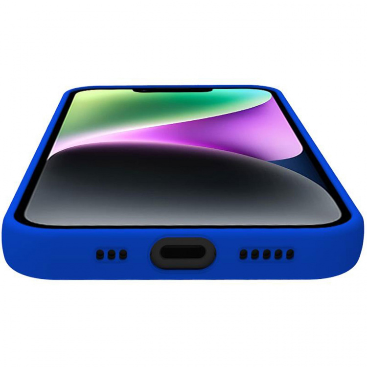 Celly Cromo Soft rubber case iPhone SE 4 Blå