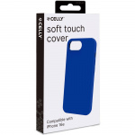 Celly Cromo Soft rubber case iPhone SE 4 Blå