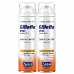 Gillette Pro Sensitive Deep Comfort Shave Foam 2x250ml