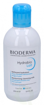 Bioderma Hydrabio Lait Moisturising Cleansing Milk 250 ml Dehydrated Sensitive Skin, Face And Eyes