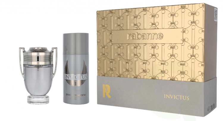 Paco Rabanne Invictus Giftset 250 ml Edt Spray 100ml/Deo Spray 150 ml
