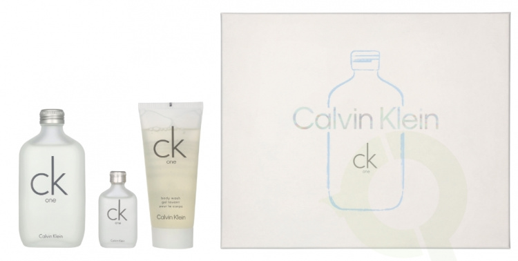 Calvin Klein CK One Giftset 215 ml Edt 100ml/Body Wash 100ml/Edt 15ml