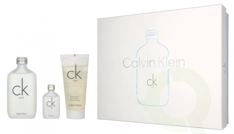 Calvin Klein CK One Giftset 215 ml Edt 100ml/Body Wash 100ml/Edt 15ml