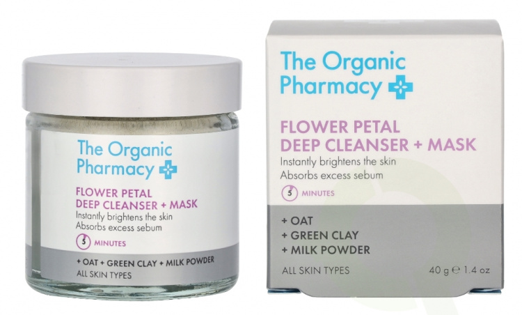 The Organic Pharmacy Flower Petal Deep Cleanser & Mask 40 g