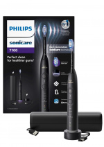 Philips Sonicare zwarte elektrische tandenborstel Series 7100 HX7421/01 Philips Sonicare zwarte elektrische tandenborstel Series 7100 HX7421/01