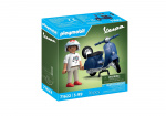 Playmobil 1969 Vespa 150 Sprint Veloce, blauw (71622)