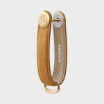 Orbitkey Sleutelorganiser van gewaxt canvas - Goudkleurig zand