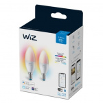 WiZ Kaars C37 E14 2-Pack Kleur WiZ Kaars C37 E14 2-Pack Kleur