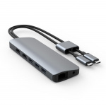 Targus Hyper - HyperDrive VIPER 10-in-2, dual 4K60Hz HDMI voor MacBook Pro/Air & elk USB-C apparaat, Ethernet, 3,5mm Audio Jack Targus Hyper - HyperDrive VIPER 10-in-2, dual 4K60Hz HDMI voor MacBook Pro/Air & elk USB-C apparaat, Ethernet, 3,5mm Audio Jack