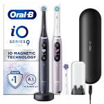 Oral B iO9 Duo Pack zwarte onyx & rozenkwarts elektrische tandenborstel