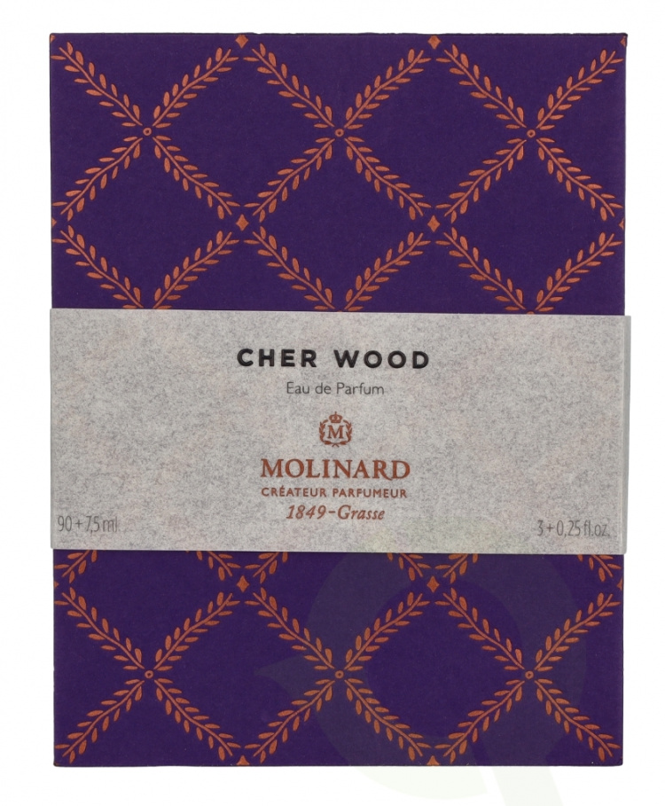 Molinard La Collection Privee Cher Wood Giftset 97.5 ml Edp Spray 90ml/Edp Spray 7,5ml