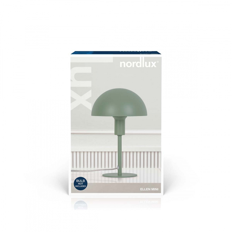 Nordlux Ellen Mini Tafellamp Stoffig groen