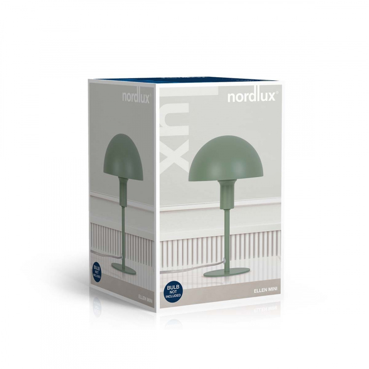 Nordlux Ellen Mini Tafellamp Stoffig groen