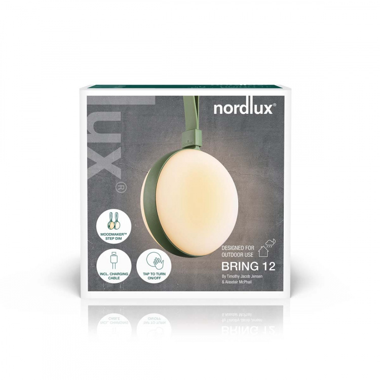 Nordlux Bring To-Go 12 batterijverlichting Wit/Groen Nordlux Bring To-Go 12 batterijverlichting Wit/Groen