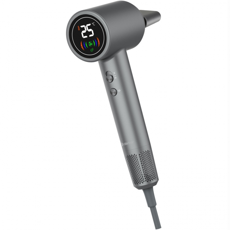 Denver Hairdryer with Led display Dark grey