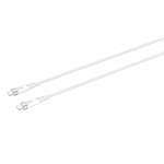 Gear Kevlarkabel Pro Usb-C 2.0 Med Metallhölje Vit 1,5m