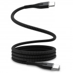 STATIK Magnetisk Kabel Magstack Pro USB-C Till USB-C Svart 1m