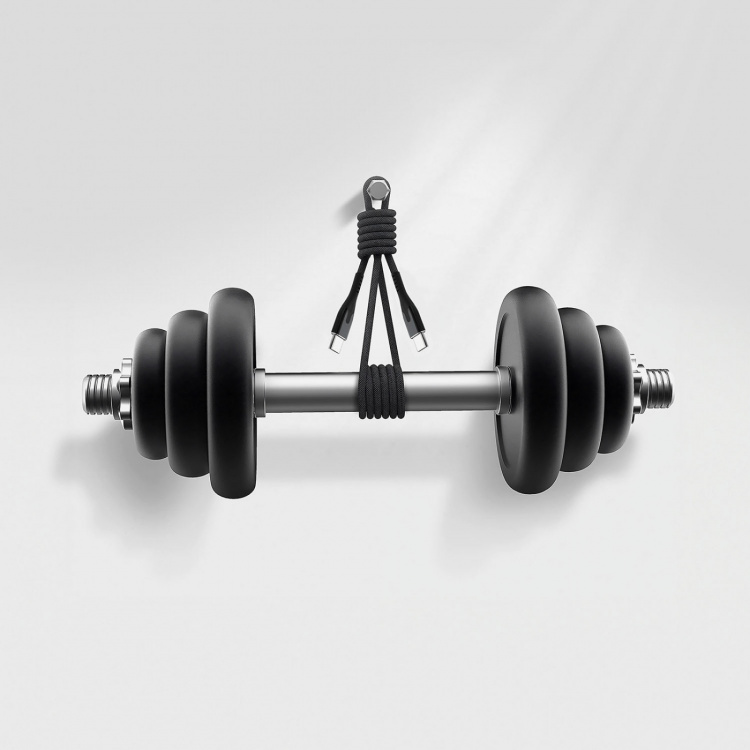 STATIK Magnetisk Kabel Magstack Pro USB-C Till USB-C Svart 1m