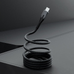 STATIK Magnetisk Kabel Magstack Pro USB-C Till USB-C Svart 1m