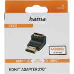 Hama Adapter Hdmi 270 Grader Guld Svart Hama Adapter Hdmi 270 Grader Guld Svart