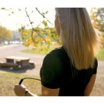 SWEDISH POSTURE T-shirt Dam Posture Reminder Svart M SWEDISH POSTURE T-shirt Dam Posture Reminder Svart M