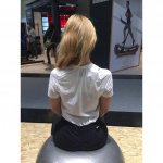 SWEDISH POSTURE T-shirt Dam Posture Reminder Vit L SWEDISH POSTURE T-shirt Dam Posture Reminder Vit L