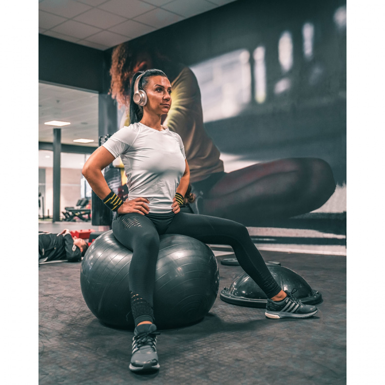 SWEDISH POSTURE T-shirt Dam Posture Reminder Vit XL SWEDISH POSTURE T-shirt Dam Posture Reminder Vit XL