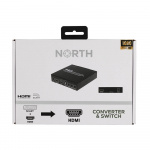 North SCART+HDMI till HDMI HD Converter och Switch Svart