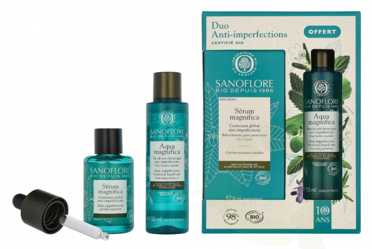 Sanoflore Magnifica 10 Years Anti-Imperfections Set 80 ml Serum 30ml/Aqua 50ml