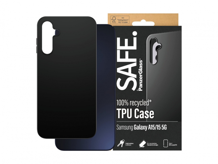 PanzerGlass SAFE. by PanzerGlass Shell to Samsung Galaxy A15, A15 5G, Black