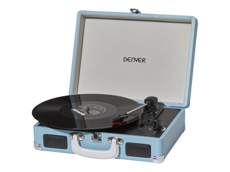 Denver VPL-120 Turntable Stereo Blue