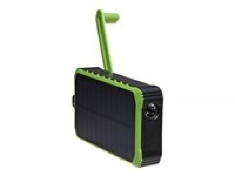 Denver PSO-10012 Solar Power Bank 10000mAh Black Green