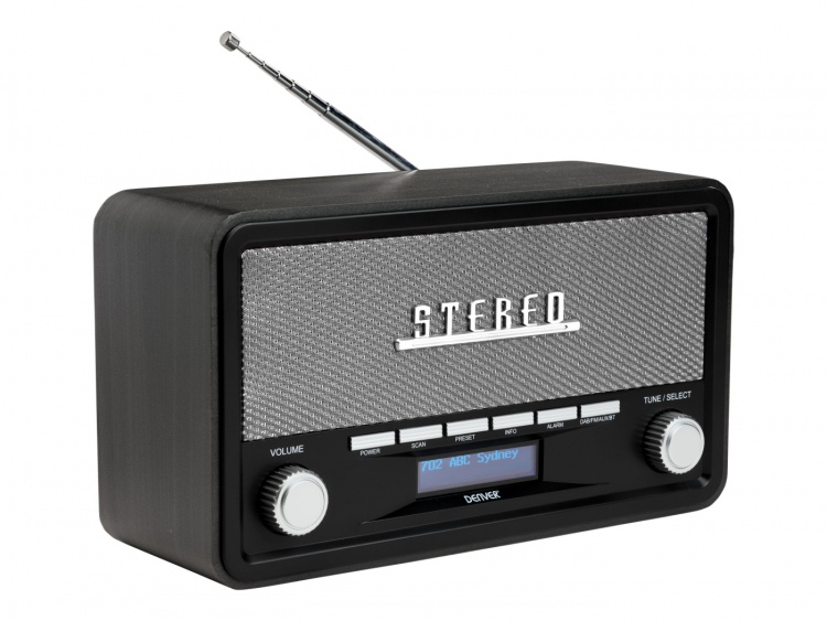 Denver DAB-18 DARK GREY DAB portable radio Black