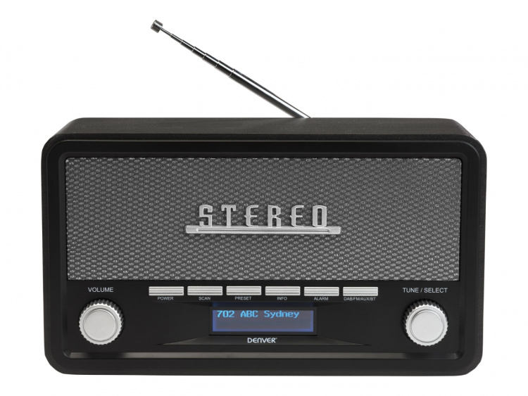 Denver DAB-18 DARK GREY DAB portable radio Black