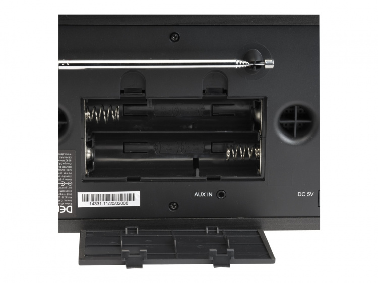 Denver DAB-18 DARK GREY DAB portable radio Black