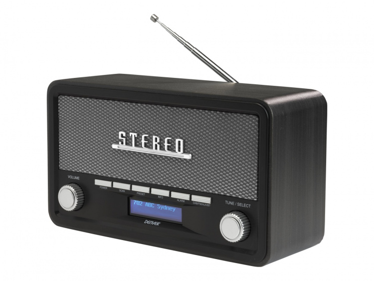 Denver DAB-18 DARK GREY DAB portable radio Black
