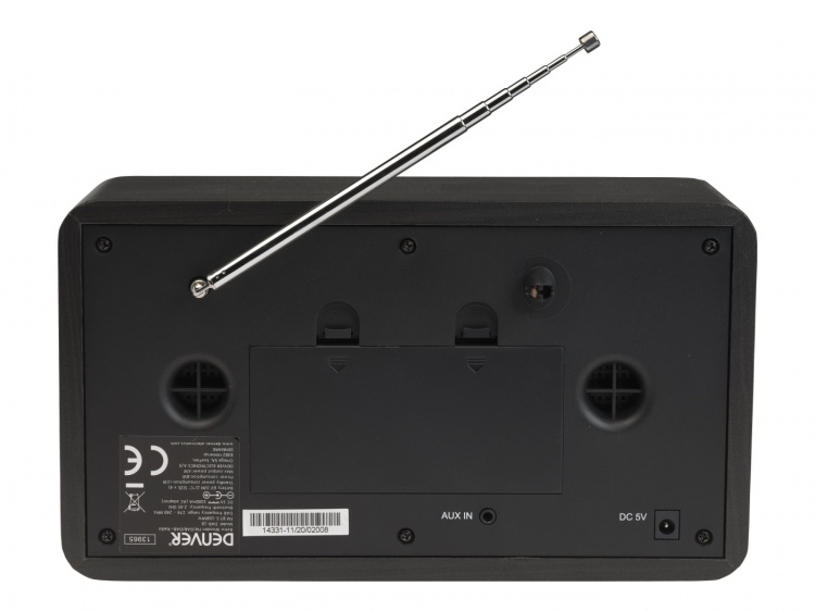 Denver DAB-18 DARK GREY DAB portable radio Black