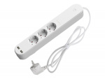 Denver SHP-310U Smart Power Strip 3-Outlet 16A White