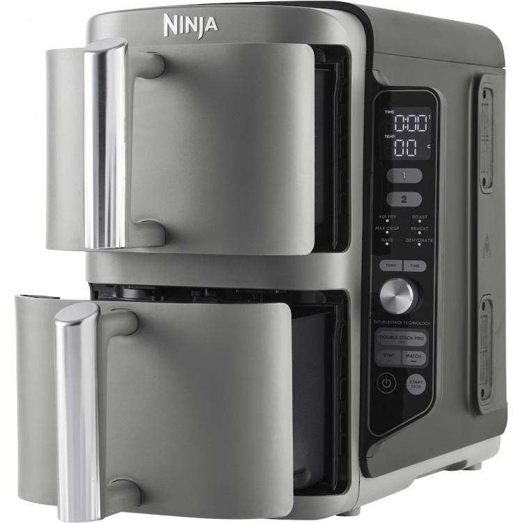 Ninja SL400EU Double Stack XL Airfryer 2.47kW Grey