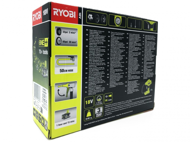 Ryobi One+ R18PI-0 - air pump - cordless - no battery