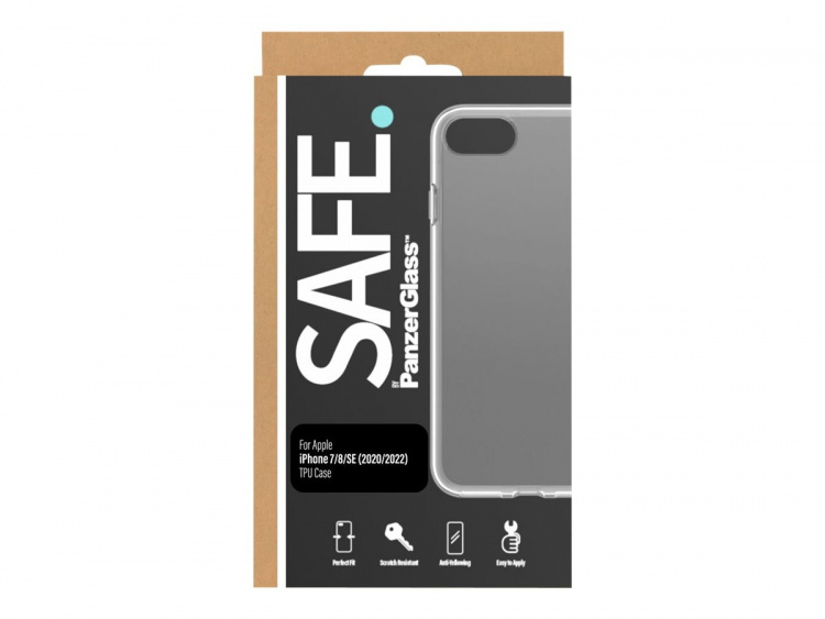 PanzerGlass Safe Shell Apple iPhone 7, 8, SE (2. generation), SE (3rd generation), Transparent PanzerGlass Safe Shell Apple iPhone 7, 8, SE (2. generation), SE (3rd generation), Transparent