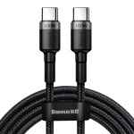 Baseus Cafule USB-C naar USB-C kabel 100W 2m grijs/zwart
