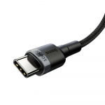 Baseus Cafule USB-C naar USB-C kabel 100W 2m grijs/zwart