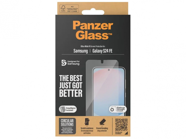 PanzerGlass Screen Protector Samsung Galaxy S24 FE | Ultra-Wide Fit PanzerGlass Screen Protector Samsung Galaxy S24 FE | Ultra-Wide Fit