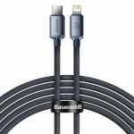 Baseus Crystal Shine USB-C to Lightning cable 20W 2m Zwart