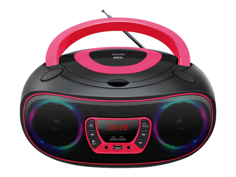 Denver TCL-212BT Boombox Black Pink