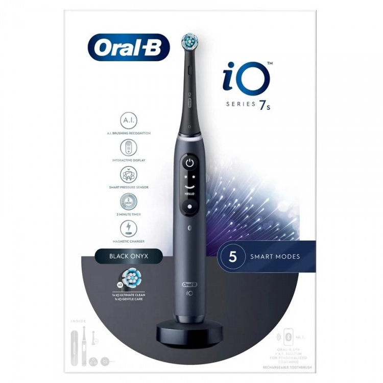 Oral B iO Series 7S Electric toothbrush, Black Onyx