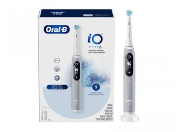 Oral B iO Series 6 Electric toothbrush, Opal grey