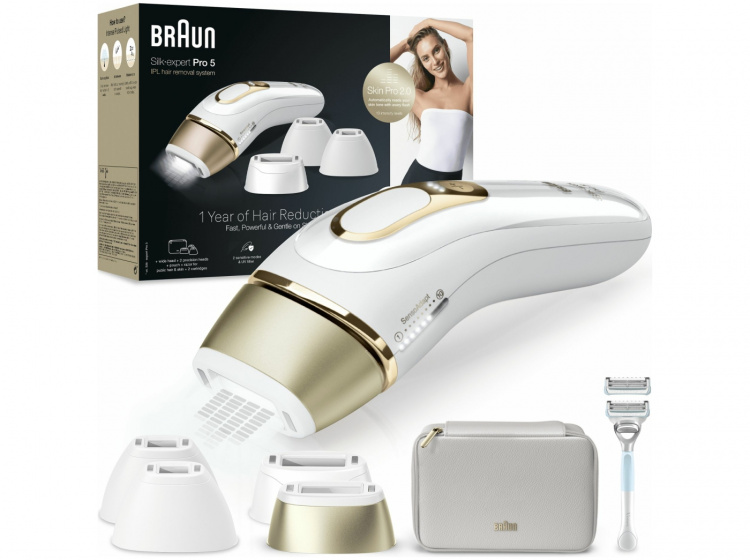 Braun Silk-expert Pro PL5356 Hair Removal Device Gold/White