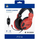 Bigben playstation 4 HW Bigben Stereo Gaming Headset v3 (Rood)